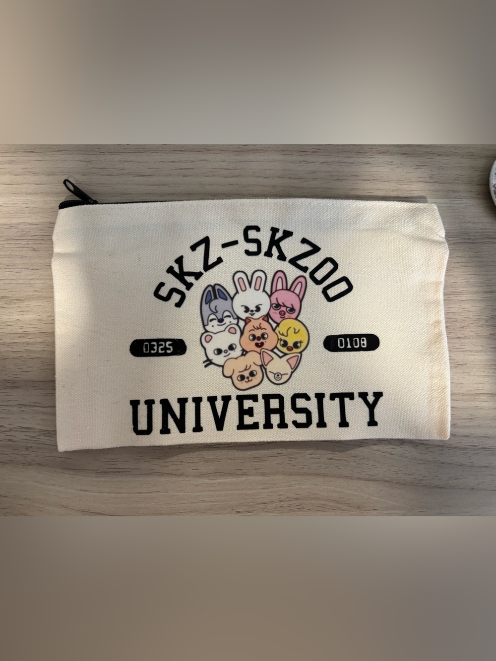 Cute handmade Stray Kids SKZOO pouch (makeup bag/pencil case)